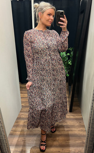 Kaline maxi dress - lint flower