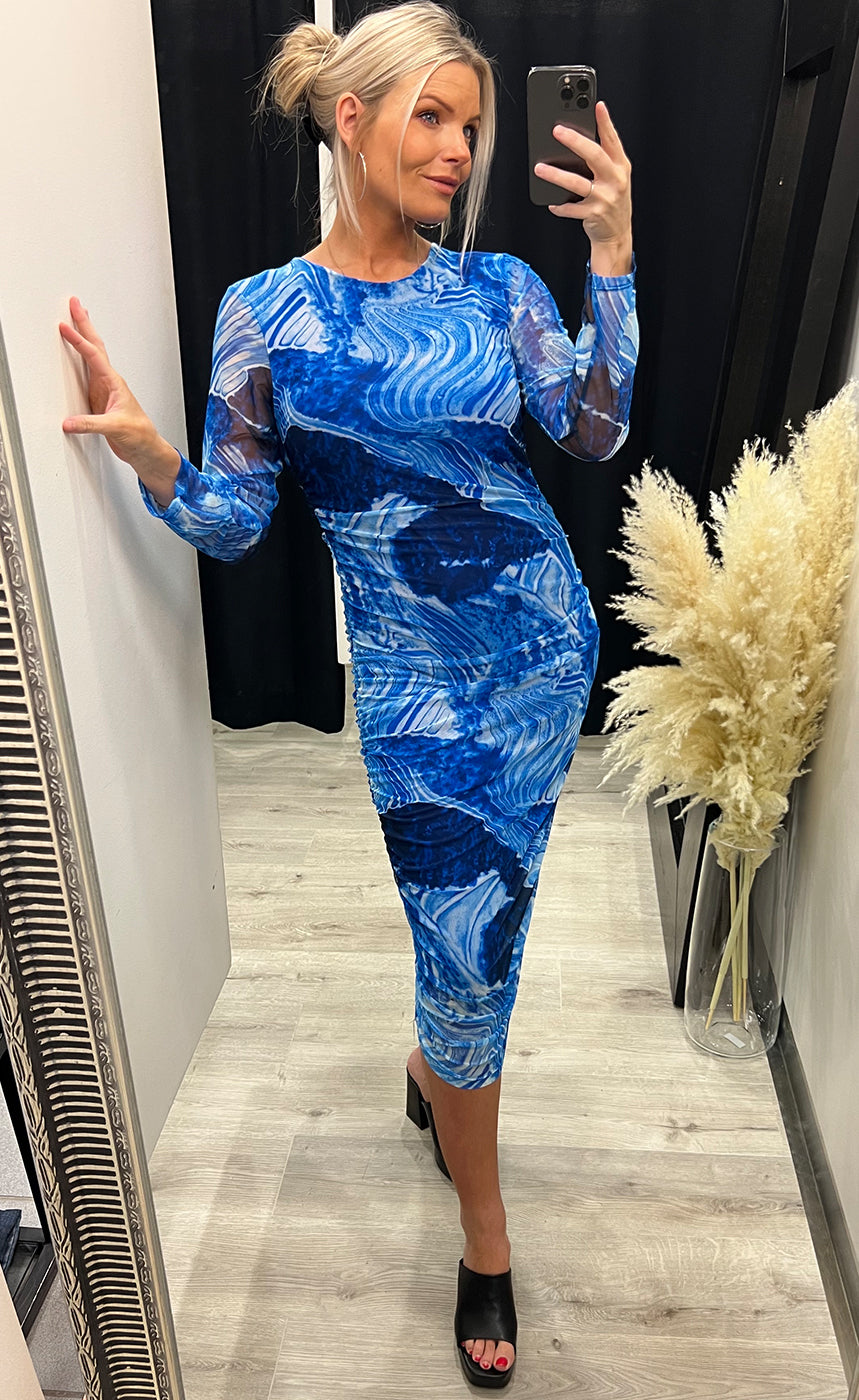 Nadia dress - blue