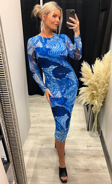 Nadia dress - blue