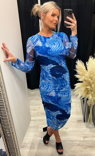 Nadia dress - blue