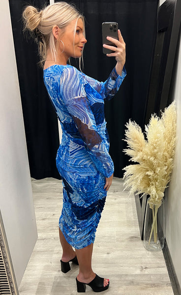 Nadia dress - blue