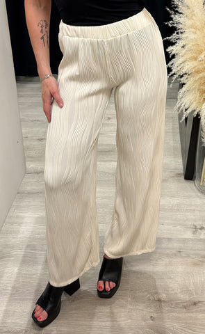 Wave pants - cream
