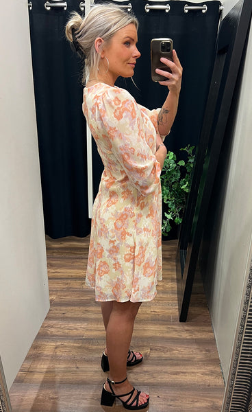 Halia rikkelie dress - samoline flower
