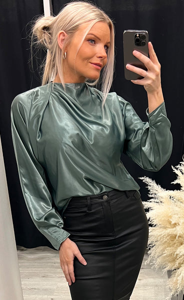 Adeline blouse - sage