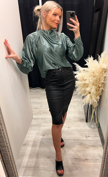 Adeline blouse - sage