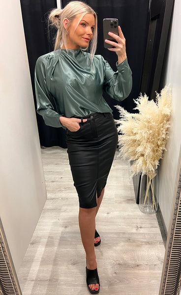 Adeline blouse - sage