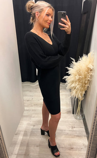 Marthea v dress - black