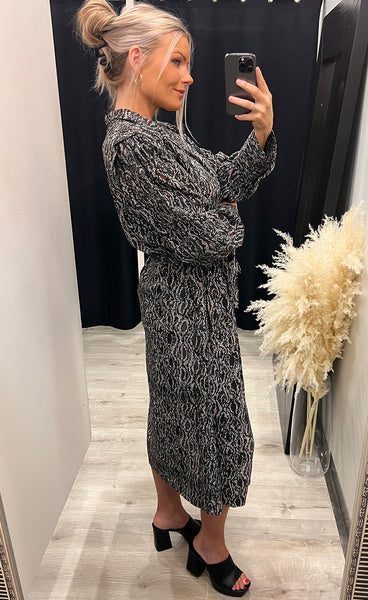 Cahailey dress - brown animal mix