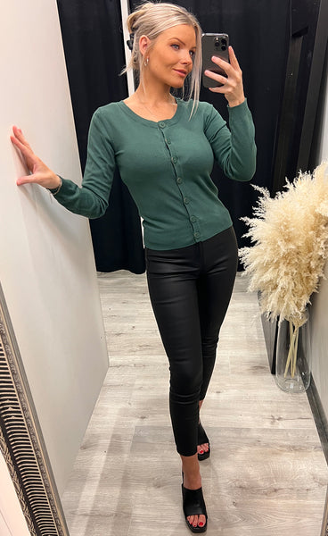 Zuvic cardigan - hedge green