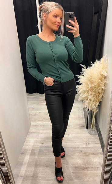 Zuvic cardigan - hedge green