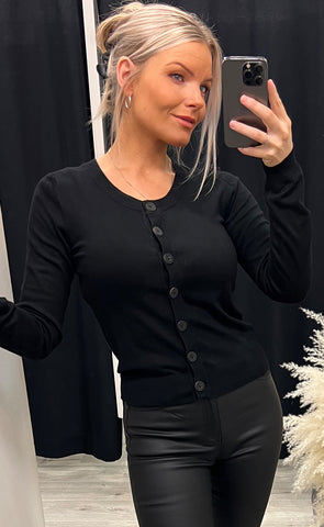 Zuvic cardigan - black