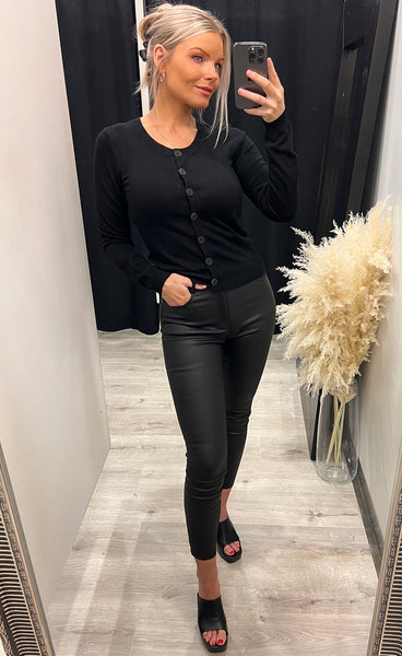 Zuvic cardigan - black