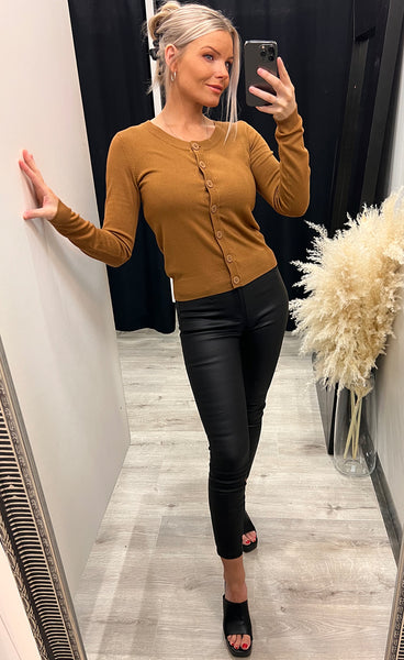 Zuvic cardigan - golden ochre