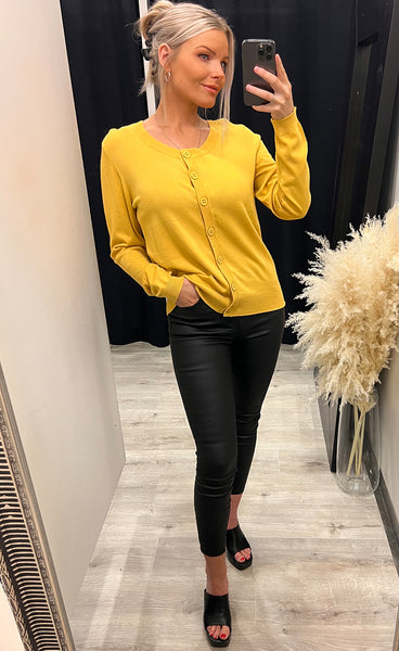 Zuvic cardigan - yellow