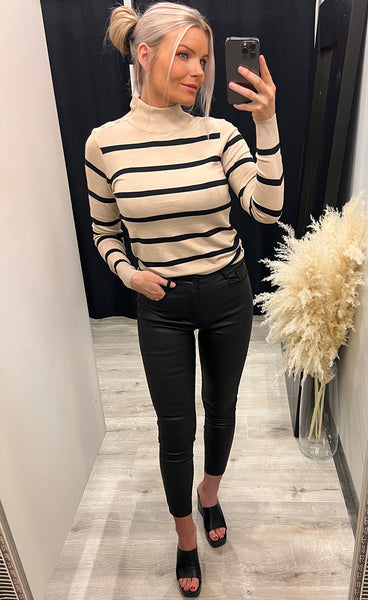 Pimba button jumper - cement mix