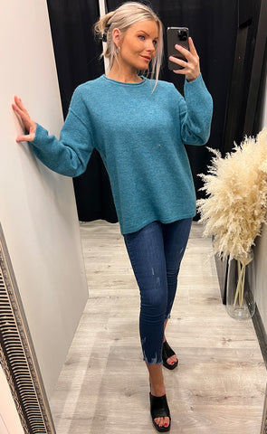 Juvia pullover - biscay bay