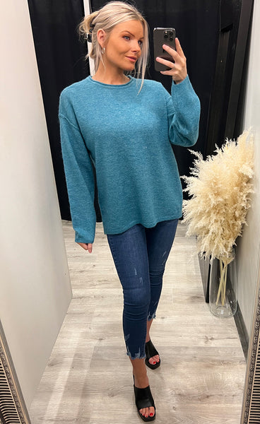 Juvia pullover - biscay bay