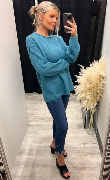 Juvia pullover - biscay bay