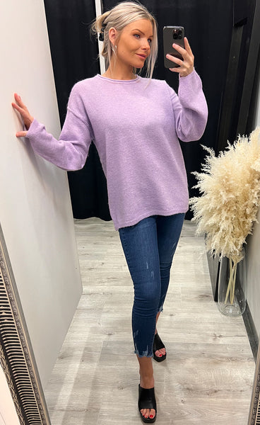 Juvia pullover - purple rose