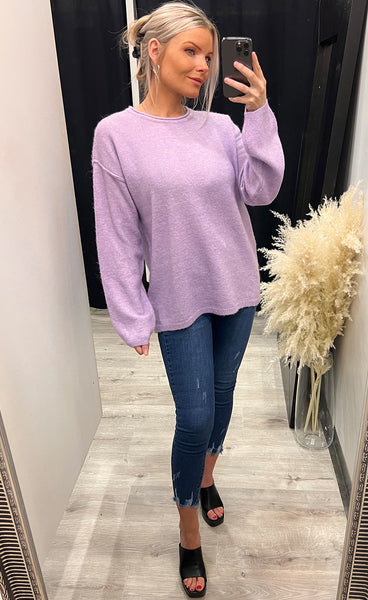 Juvia pullover - purple rose