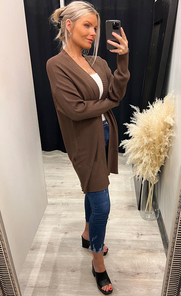 Besmock cadigan - choco