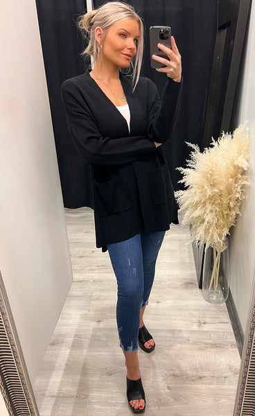Sally cardigan - black