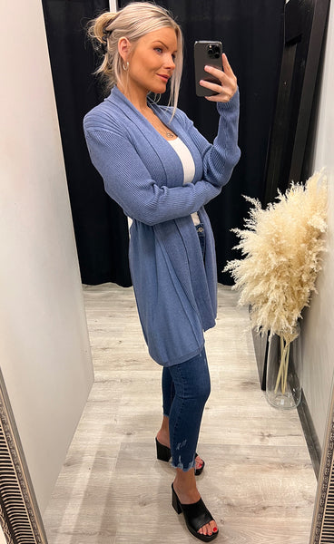 Zubasic cardigan - ash blue