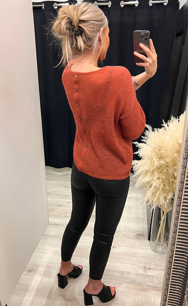 Bien pullover - terracotta