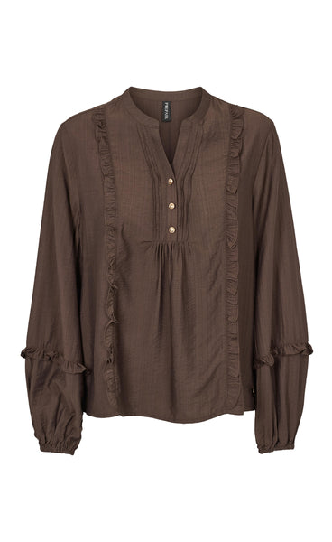 PREPAIR Camilla blouse - brown