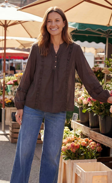 PREPAIR Camilla blouse - brown