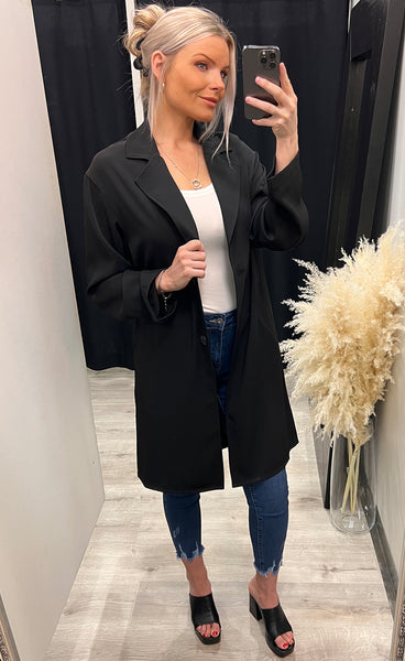 Kennedy coat - black
