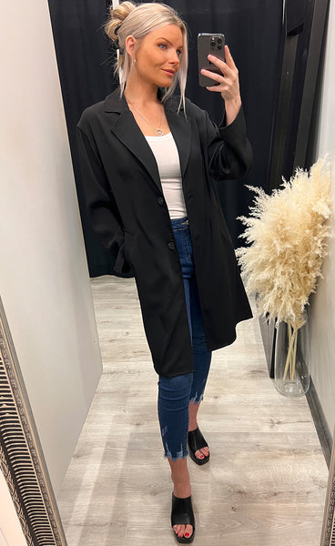 Kennedy coat - black