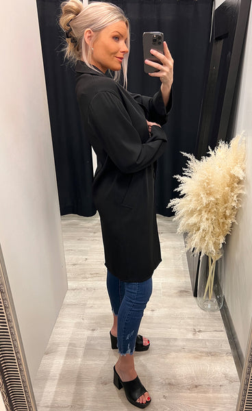 Kennedy coat - black