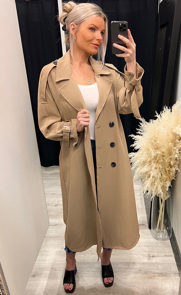 Leona trench coat - camel