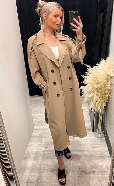 Leona trench coat - camel