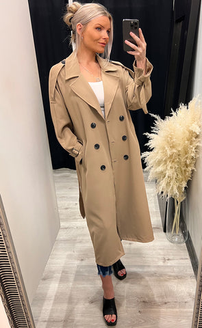 Leona trench coat - camel