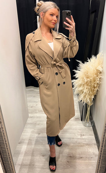 Leona trench coat - camel