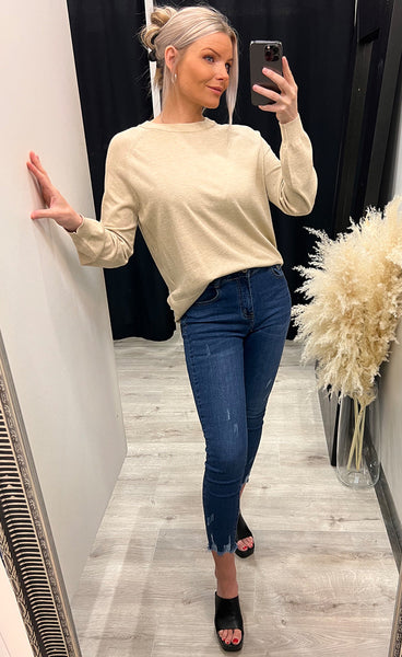 Neila pullover - oatmeal melange