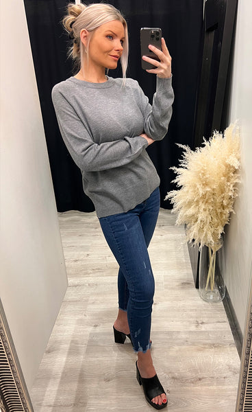 Neila pullover - grey melange