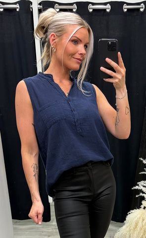 Estella top - navy