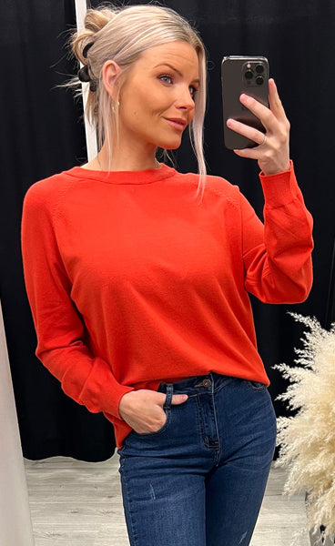 Neila pullover - aurora red