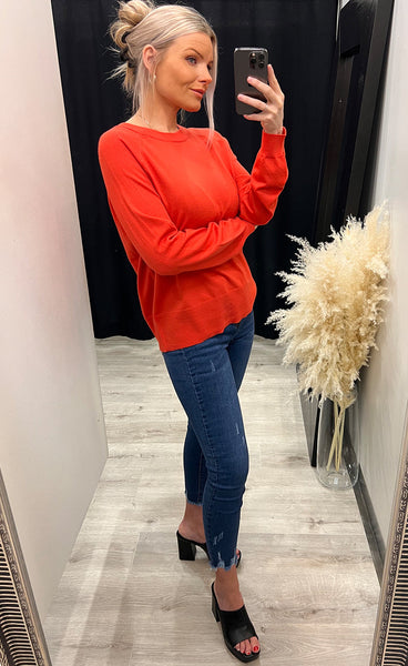 Neila pullover - aurora red