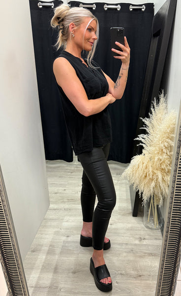 Estella top - black