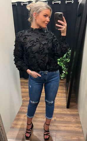 Uma blouse - black