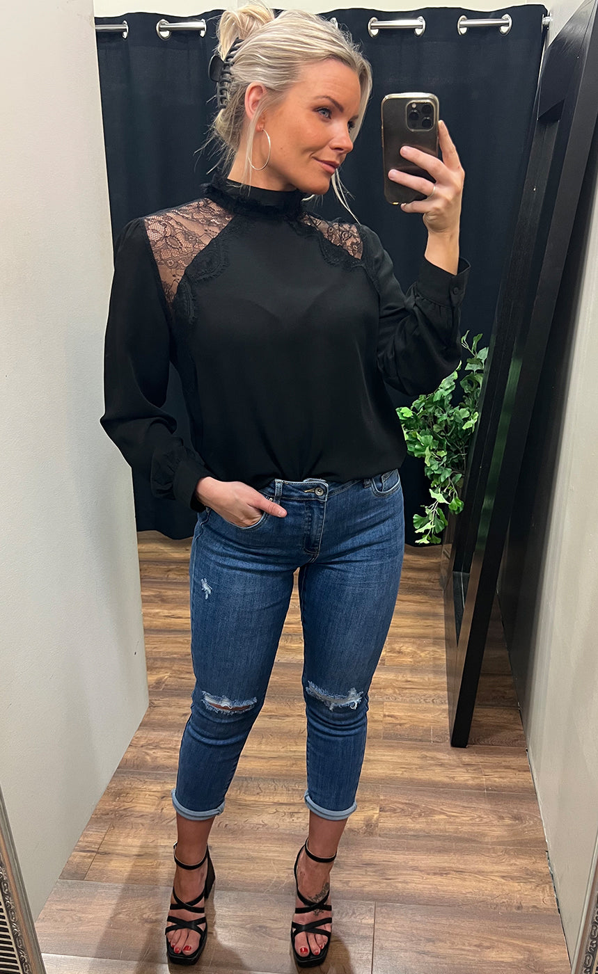 Stella blouse - black