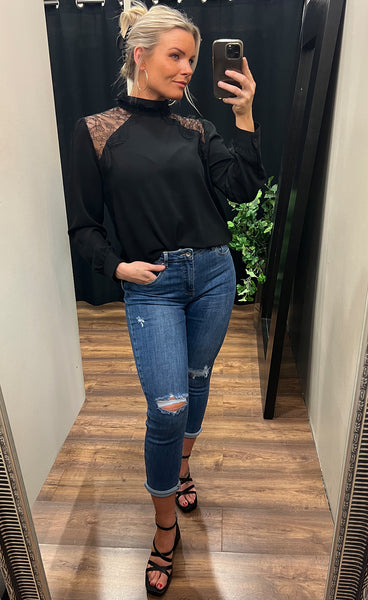 Stella blouse - black