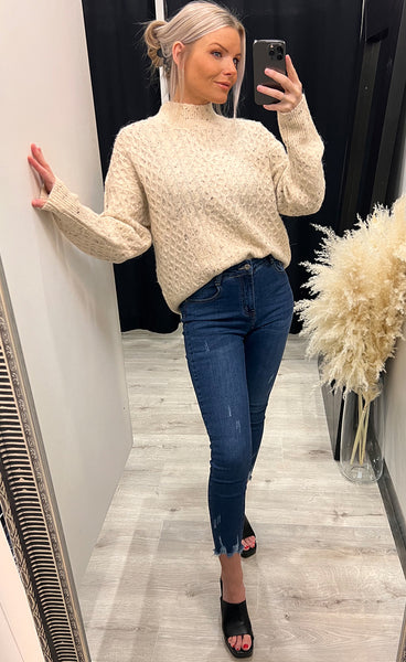 Joetta pullover - oatmeal