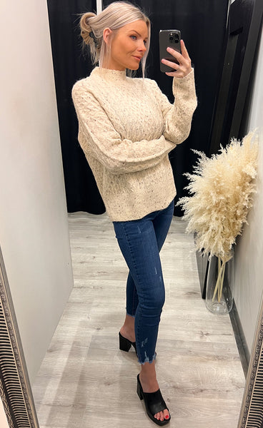Joetta pullover - oatmeal