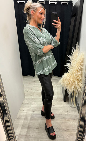 Safira blouse - agave green