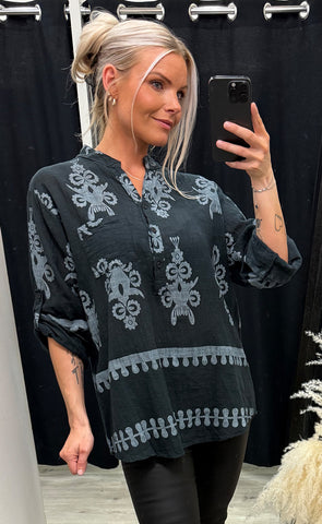 Safira blouse - black